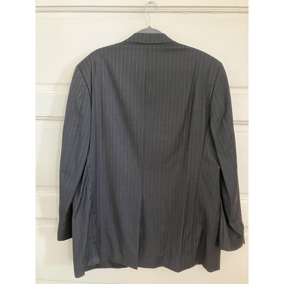 Ralph Lauren Blazer Sz 44 Black Pinstripe Sport Coat - Picture 6 of 10
